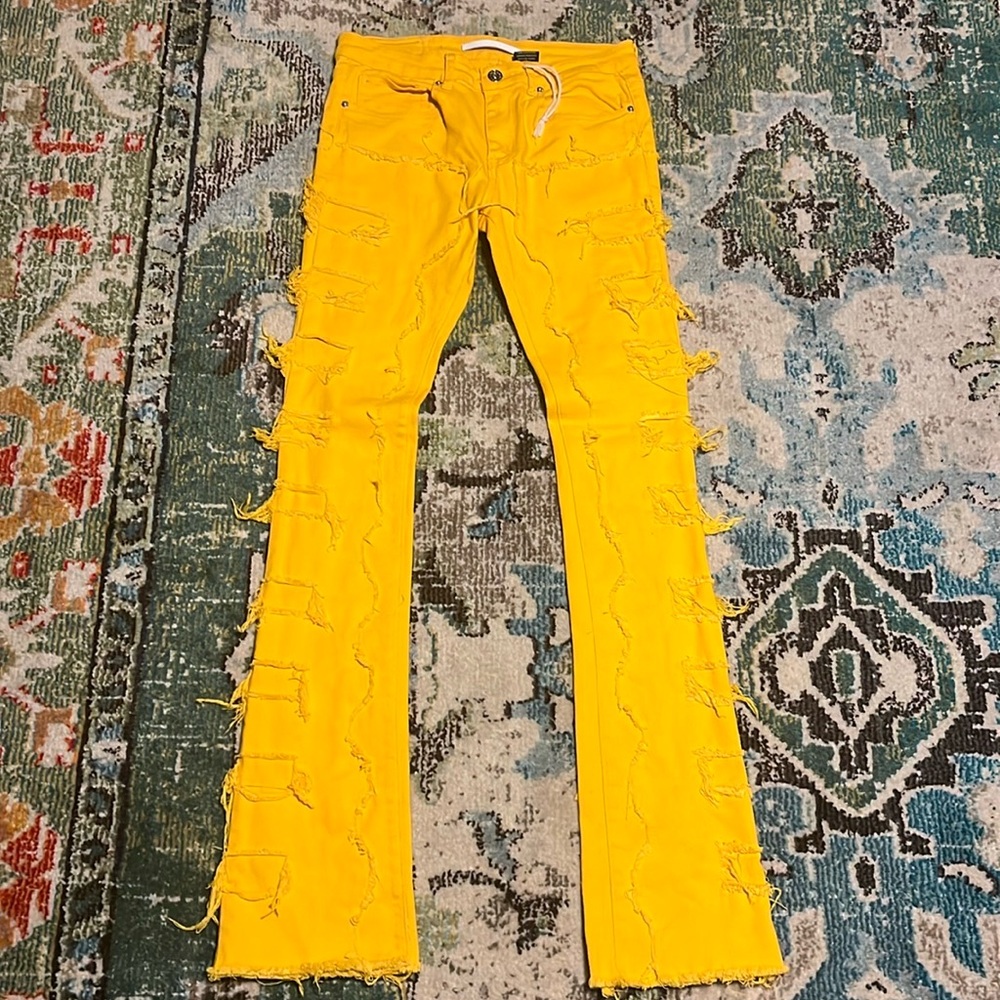 Stacked jeans